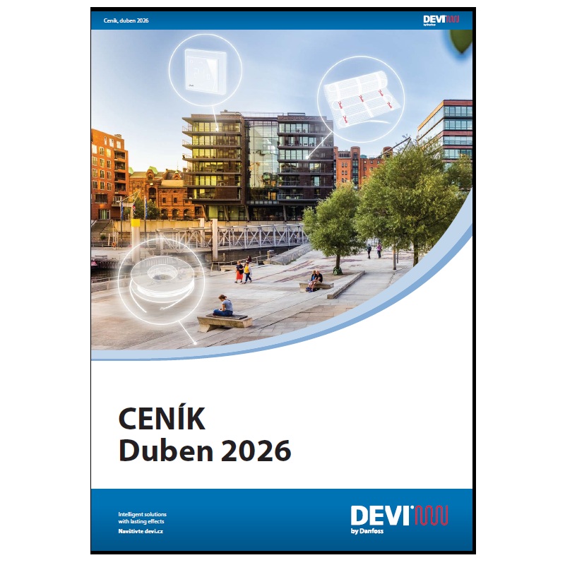 Ceník Devi 2026 přední list Duben